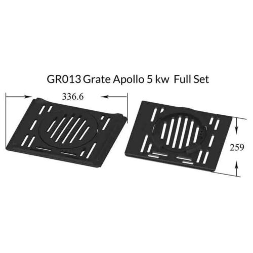 GRATE APOLLO 5KW FULL SET